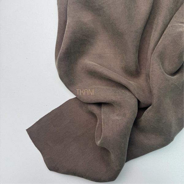 Вискоза плательная софт крэш цвет шоколадный, арт. KM3025-18