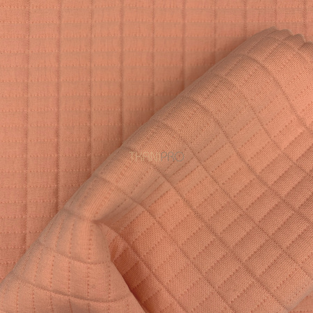 Трикотаж Капитоне, арт. ТL1272-3 цвет оранжевый Трикотаж Капитоне, арт. ТL1272-3 цвет оранжевый