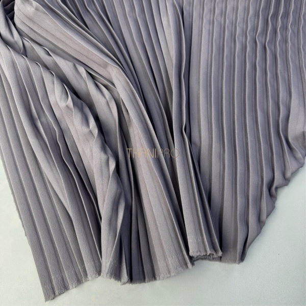 Плиссе параллельная складка 1-1 см, арт. PLS3110-23 цвет серый антрацитовый