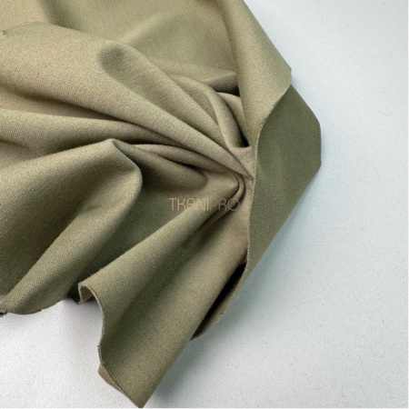 Трикотаж джерси, арт. D2037-24 цвет оливковый