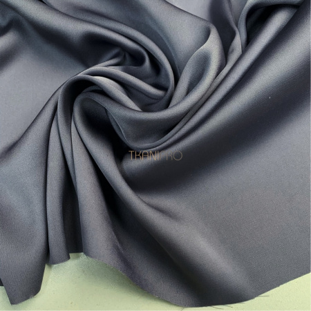 Шелк искусственный цвет серый графит, арт. S2133-46