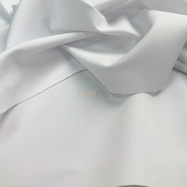 Костюмная ткань с вискозой цвет белый, арт. K1940-1