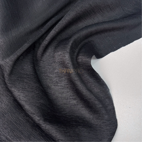 Вуаль жатка цвет черный, арт. TT1101-8