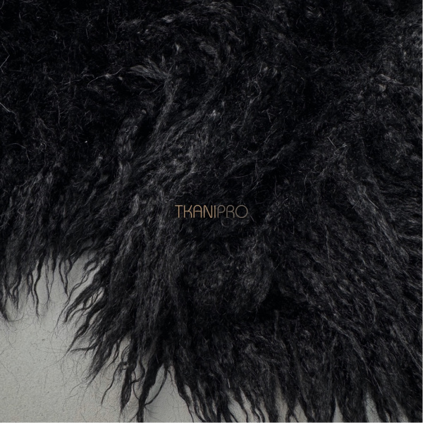 Мех искусственный лама цвет черный, арт. WF5020-5