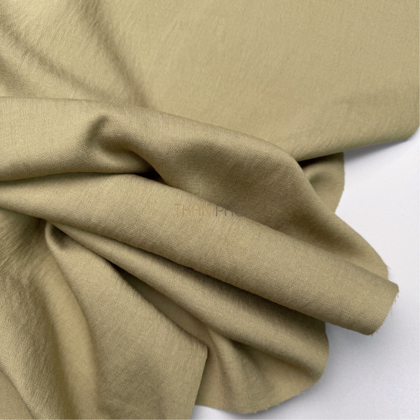 Вискоза крэш цвет хаки оливковый, арт. BHL2010-3