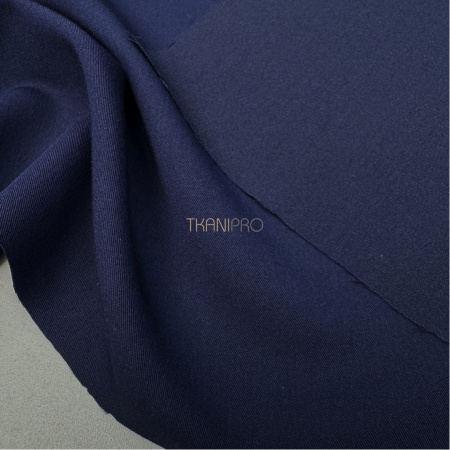 Костюмная ткань с вискозой цвет темно синий, арт. K1945-14