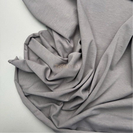 Кулирка плотная мерсеризованный хлопок цвет темно серый, арт. DK4101-3