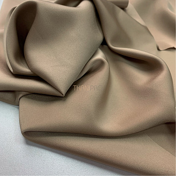 Креп сатин цвет песочный, арт. SK4025-6