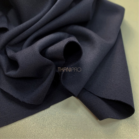 Трикотаж джерси, арт. D2044-3 цвет темный синий