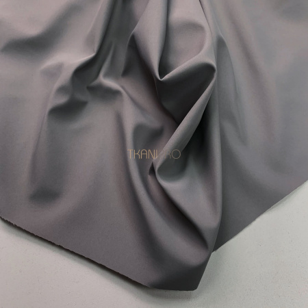 Плащевая ткань пич бондинг, арт. PL3232-150 цвет серый стальной