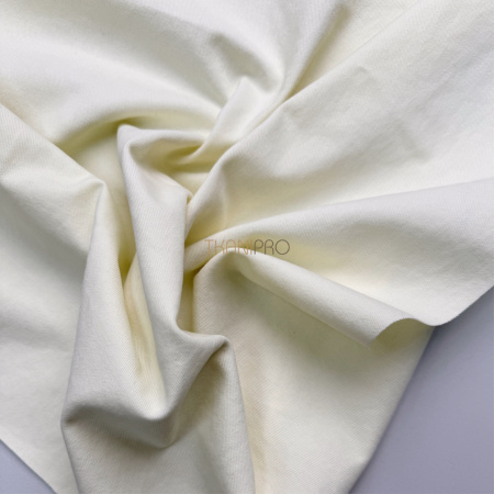 Хлопок твил плотный  цвет ванильный, арт. IKM3005-3