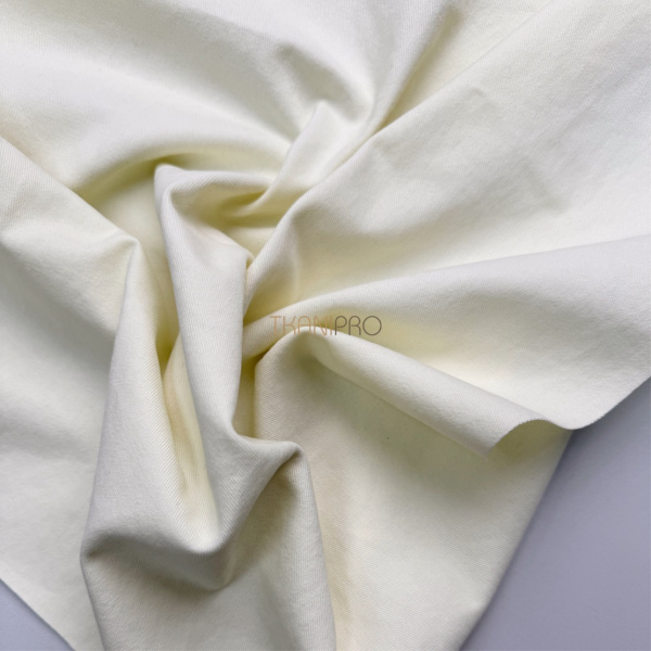 Хлопок твил плотный  цвет ванильный, арт. IKM3005-3