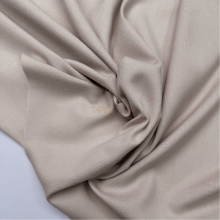 Костюмная поливискоза твил цвет бежевый, арт. KL2053-10