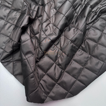 Стеганая ткань на синтепоне цвет тауп коричневый, арт. PS2297-26