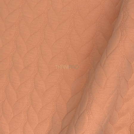 Трикотаж Капитоне, арт. ТК1381-3 цвет оранжевый Трикотаж Капитоне, арт. ТК1381-3 цвет оранжевый