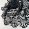 Кружево шантильи цвет черный, арт. QT2015-1