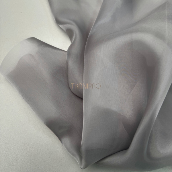 Ткань кристалон цвет серый, арт. SO1036-7