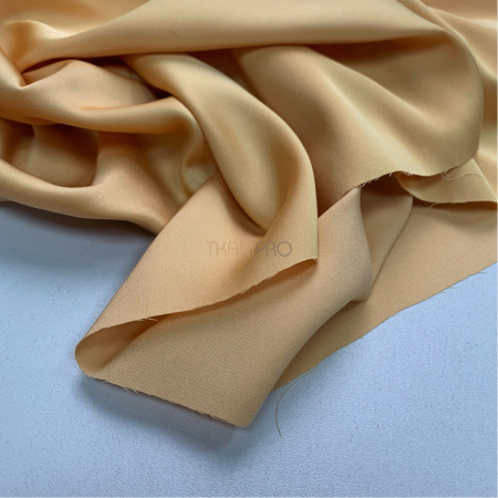 Шелк искусственный, арт. S1054-3 цвет абрикосовый