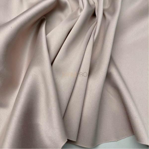 Атлас плотный цвет бежевый, арт. A2087-5