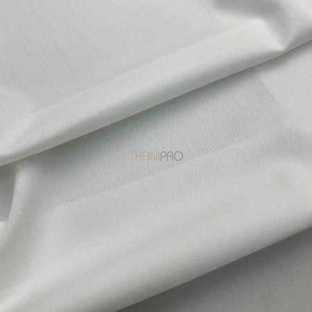 Костюмная ткань поливискоза сатин цвет молочный, арт. KL2058-1