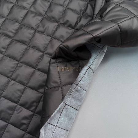 Стеганая ткань на синтепоне цвет тауп коричневый, арт. PS2297-26