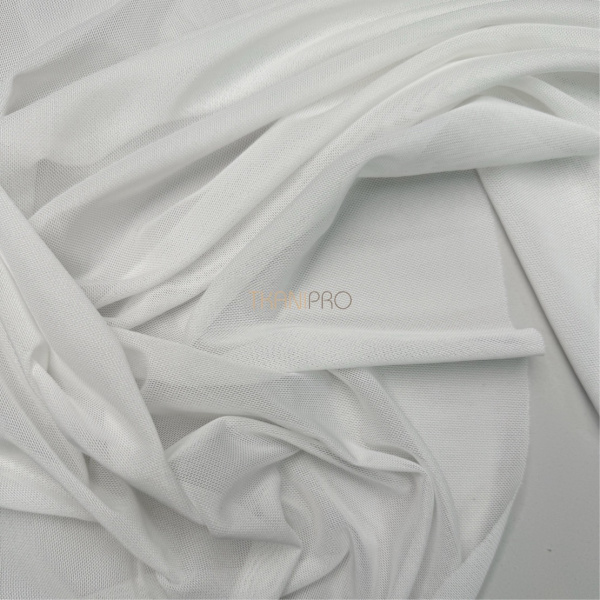 Сетка эластичная стрейч цвет молочный, арт. SS2520-1