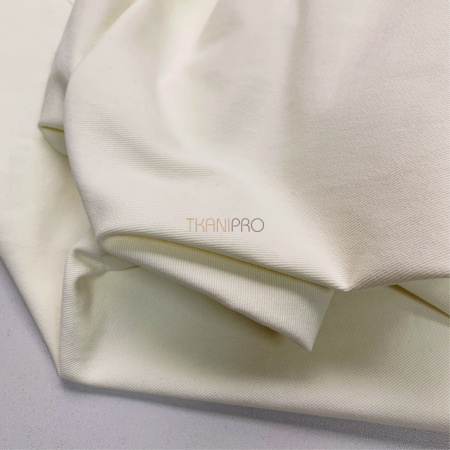 Хлопок твил плотный, арт. IKM3001-3 цвет молочный ванильный