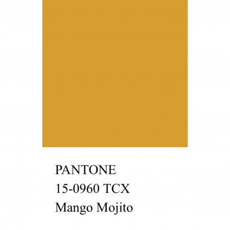 Трикотаж кулирная гладь, арт. DK3551-15 цвет желтый янтарный