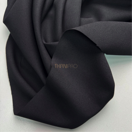 Костюмная ткань с вискозой черная, арт. K1956-1