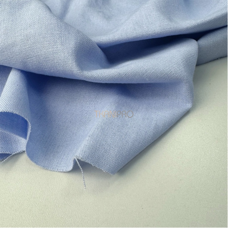 Ткань лён с вискозой цвет голубой, арт. L2156-17