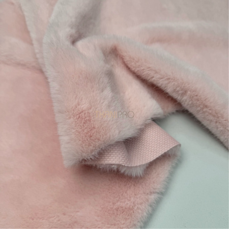 Норка искусственный мех, арт. ON1028-3 цвет розовый