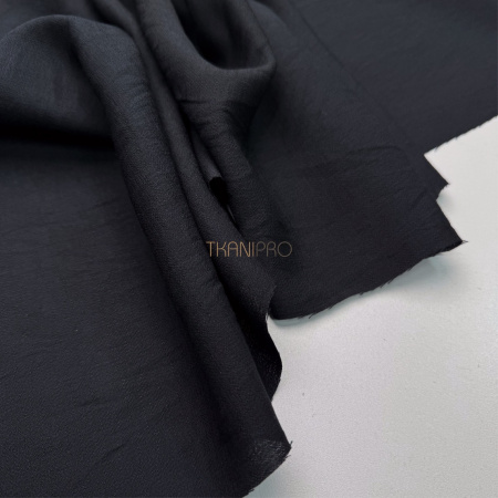 Вискоза крэш цвет черный метеорит, арт. BHL2010-11