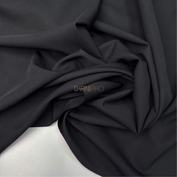 Костюмная ткань с вискозой черная, арт. K1956-1