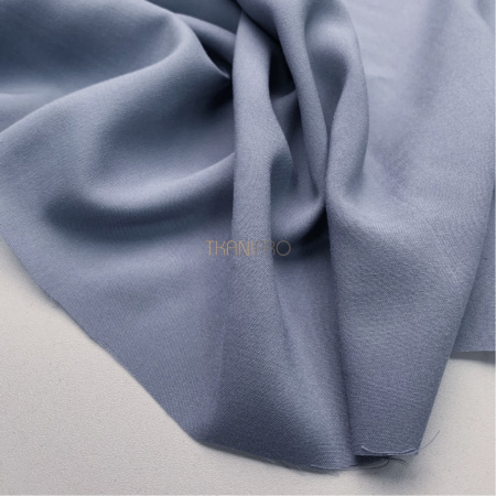 Штапель однотонный, арт. B2008-15 цвет пыльный синий