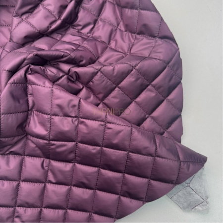 Стеганая ткань на синтепоне цвет фиолетовый, арт. PS2120-88