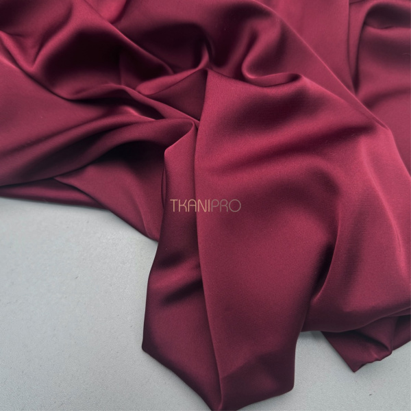 Шелк искусственный цвет бордовый, арт. S2132-63
