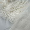 Мех искусственный лама цвет молочный, арт. WF5021-1