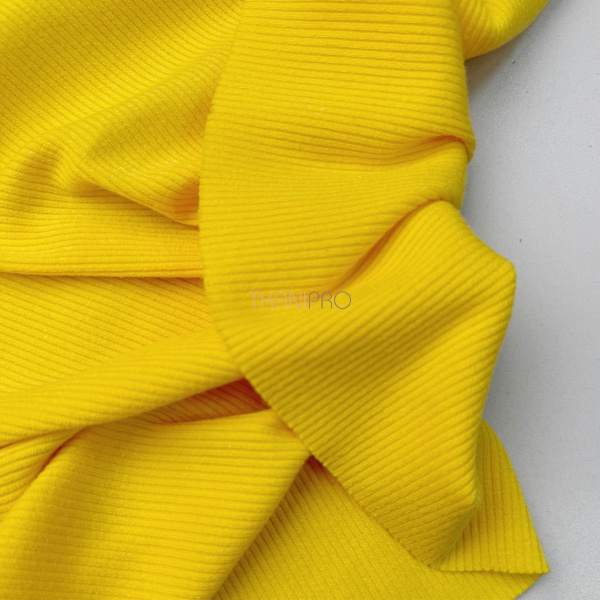 Трикотаж Кашкорсе с вискозой, арт. DW1962-16 цвет желтый