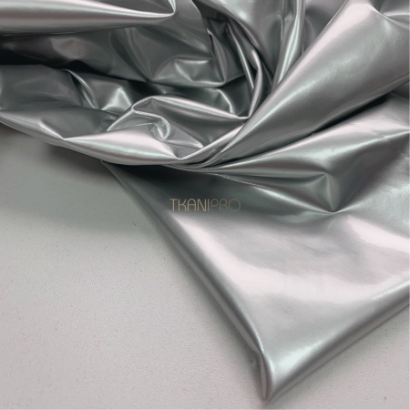 Лаковая кожа цвет серебро, арт. YL1931-1