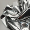 Ткань плащевая фольгированная цвет серебро, арт. PL4136-1