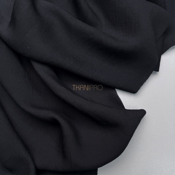 Вискоза крэш цвет черный метеорит, арт. BHL2010-11