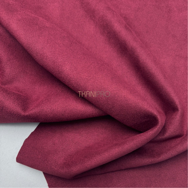 Замша на скубе бордовый, арт. M1346-6