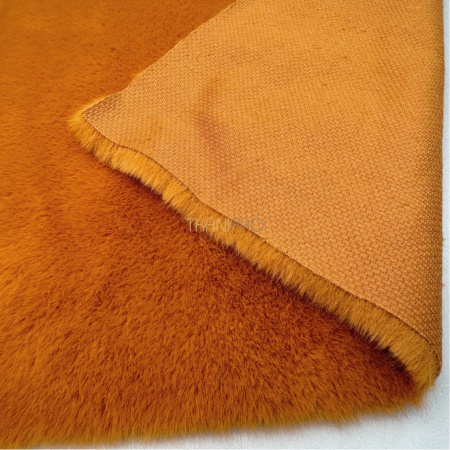 Норка искусственный мех, арт. ON1028-13 цвет рыжий оранжевый