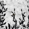 Кружево ришелье цветы цвет белый и черный, арт.Y2332