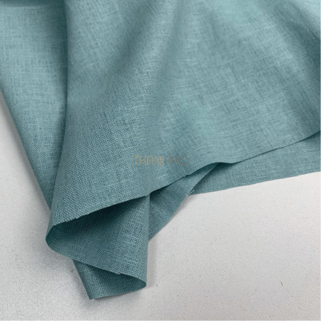 Ткань лён с вискозой цвет мятный бирюзовый, арт. L2150-20