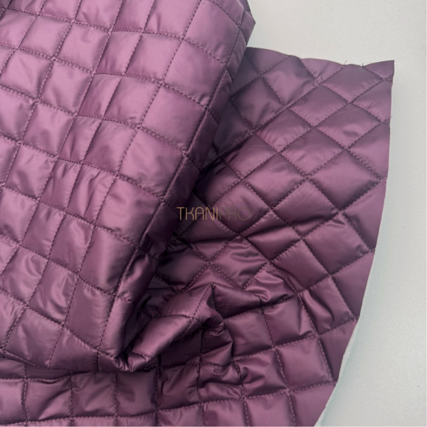 Стеганая ткань на синтепоне цвет фиолетовый, арт. PS2120-88
