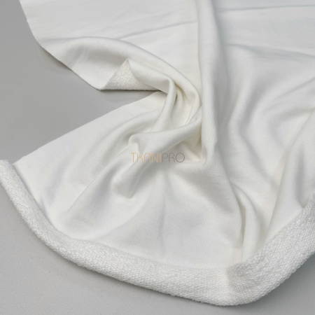 Футер 3 нитка петля хлопок цвет молочный, арт. DF2150-14