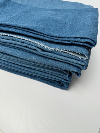Мерные лоскуты Джинса плотная, арт. JL3419-31 цвет синий