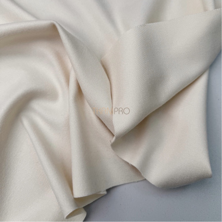 Костюмная плотная ткань цвет кремовый, арт. KD1978-2