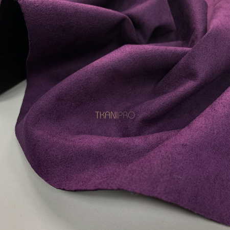 Замша на скубе фиолетовая, арт. M1337-7